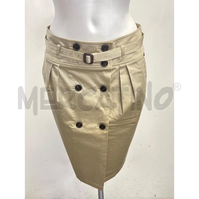 GONNA D BURBERRY BEIGE DOPPIA NUOVA CON CART  | Mercatino dell'Usato Verona fiera 1