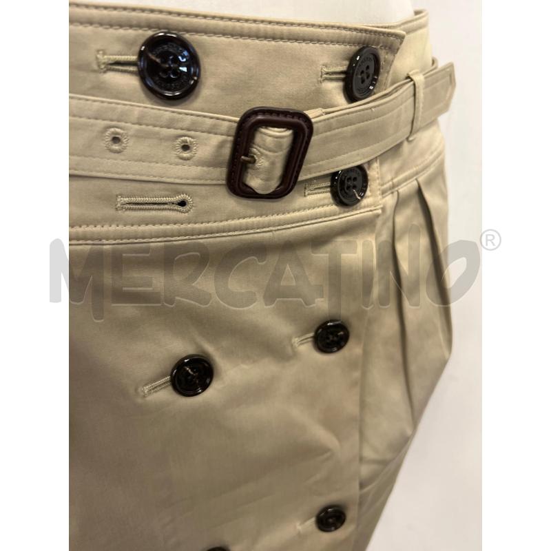 GONNA D BURBERRY BEIGE DOPPIA NUOVA CON CART  | Mercatino dell'Usato Verona fiera 4