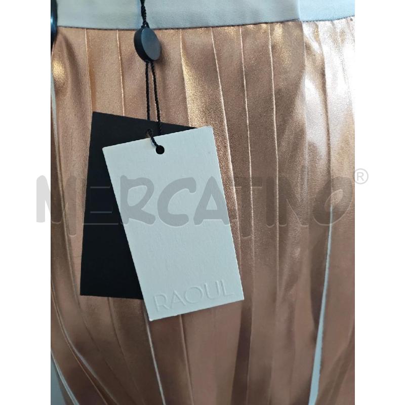 GONNA D RAOUL RAME METALLICO PLISSE BIANCO  | Mercatino dell'Usato Verona fiera 4