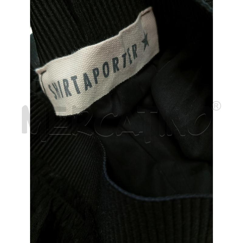 GONNA D SHIRTAPORTER NERA POIS VELATO VOLTI RICAMATI METAL | Mercatino dell'Usato Verona fiera 4