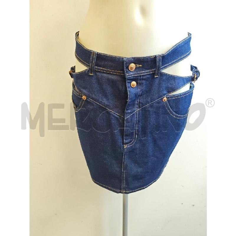 GONNA D  VERSACE JEANS DENIM COUT OUT  | Mercatino dell'Usato Verona fiera 1