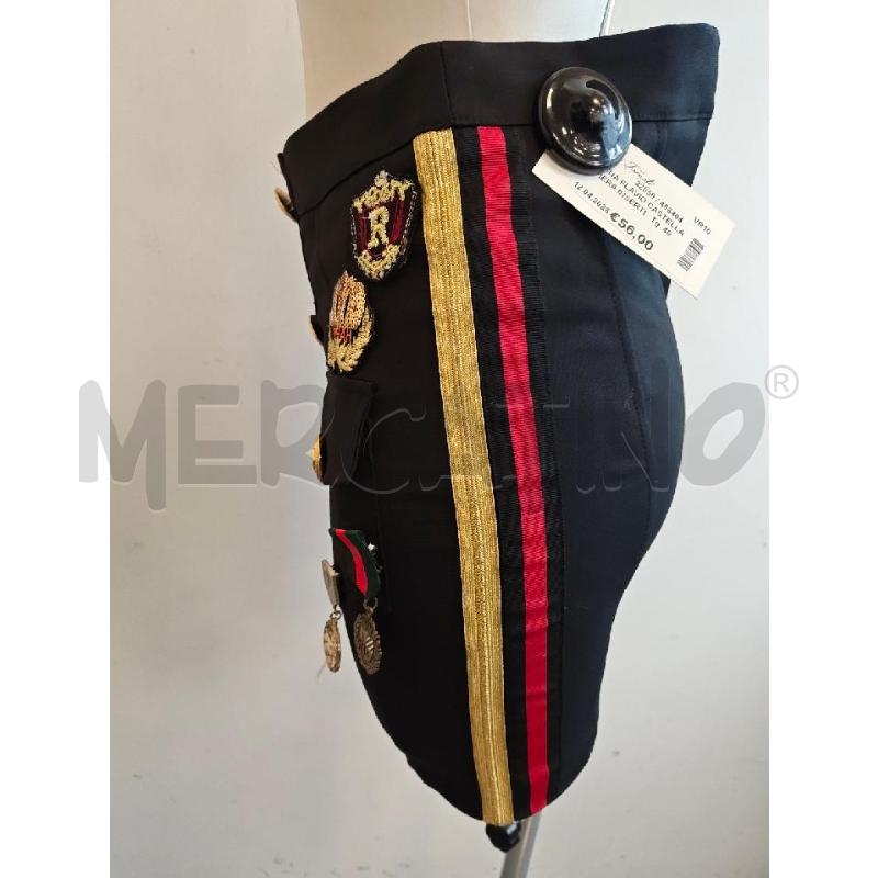 GONNA FLAVIO CASTELLANI NERA INSERTI SPILLE   | Mercatino dell'Usato Verona fiera 3