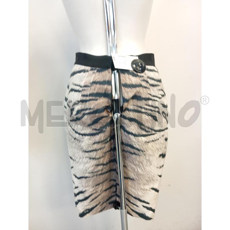 GONNA GIAMBATTISTA VALLI ANIMALIER GRI NERA | Mercatino dell'Usato Verona fiera 3