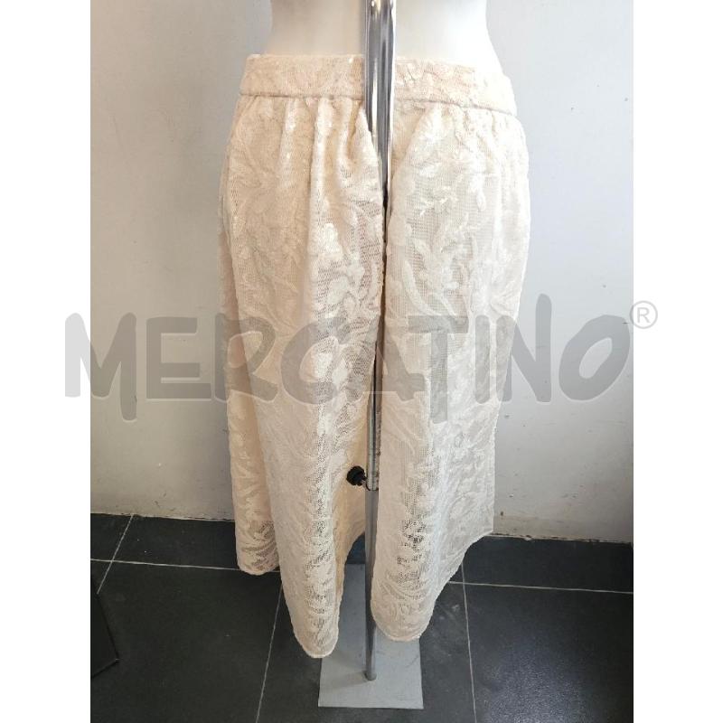 GONNA MAJE PAILLETTES BEIGE MOTIVO FLOIREALE  | Mercatino dell'Usato Verona fiera 3