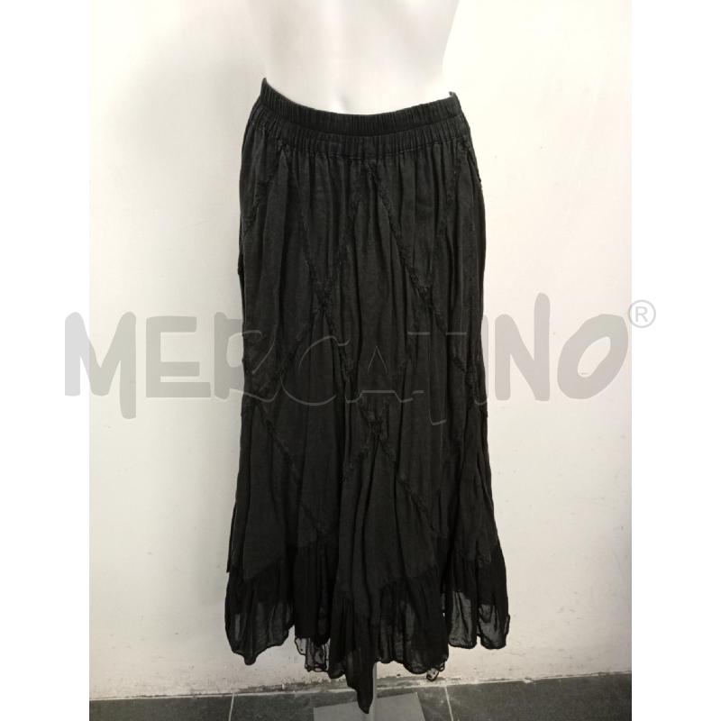 GONNA MAX MARA WEEKEND NERA IN LINO LUNGA  | Mercatino dell'Usato Verona fiera 1