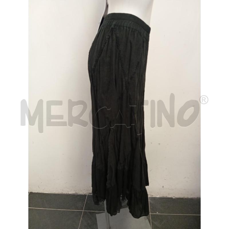 GONNA MAX MARA WEEKEND NERA IN LINO LUNGA  | Mercatino dell'Usato Verona fiera 2