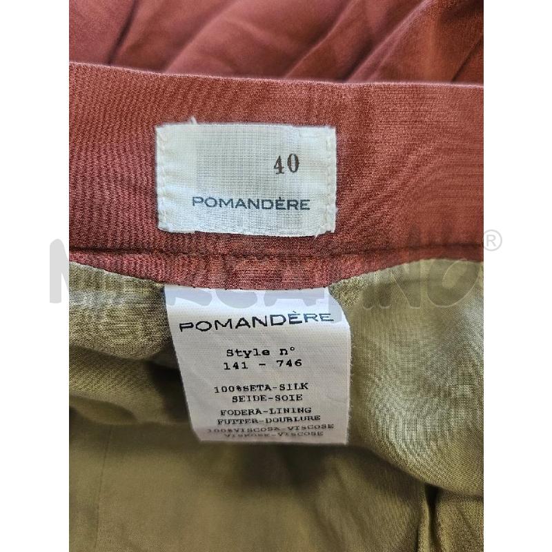 GONNA PANTALONE POMANDERE IN SETA CON TASCHE  | Mercatino dell'Usato Verona fiera 4