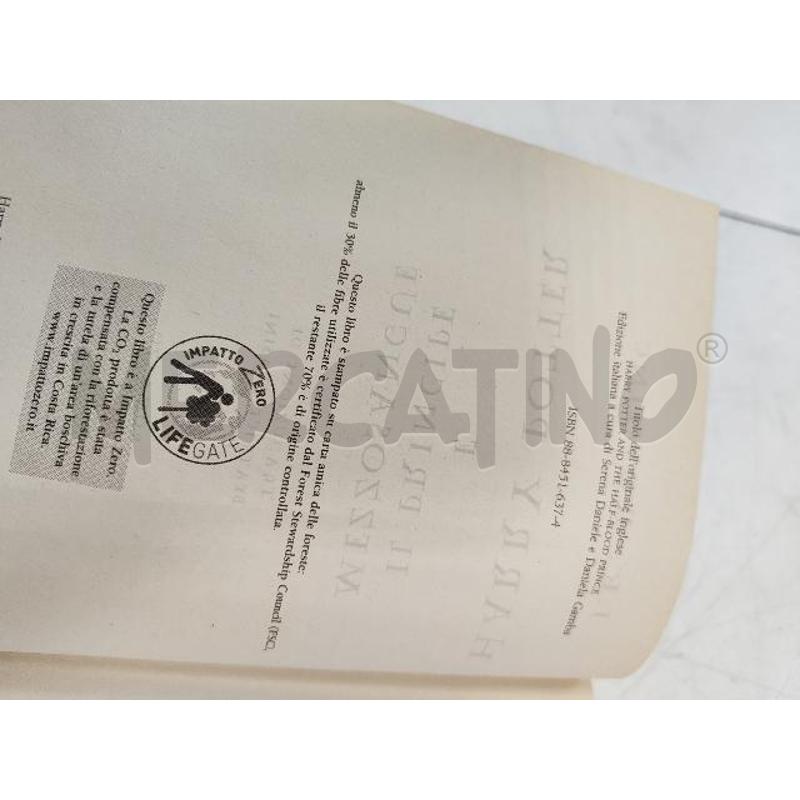 HARRY POTTER PRINCIPE MEZZOSANGUE 1A EDIZIONE | Mercatino dell'Usato Verona fiera 4