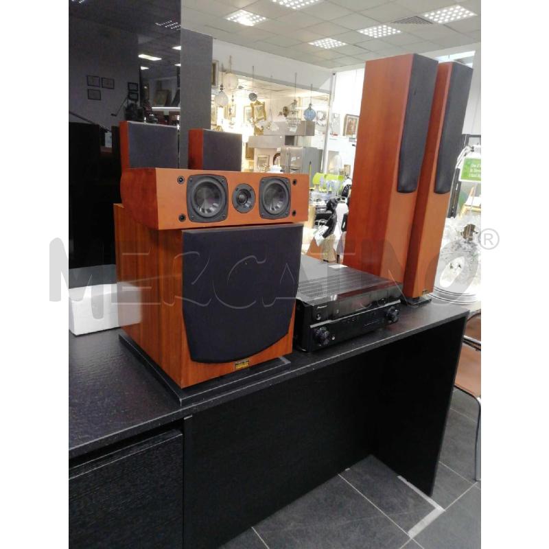 IMPIANTO AUDIO DOLBY 5+1 INDIANA LINE + AMPLIFICATORE PIONEER | Mercatino dell'Usato Verona fiera 1