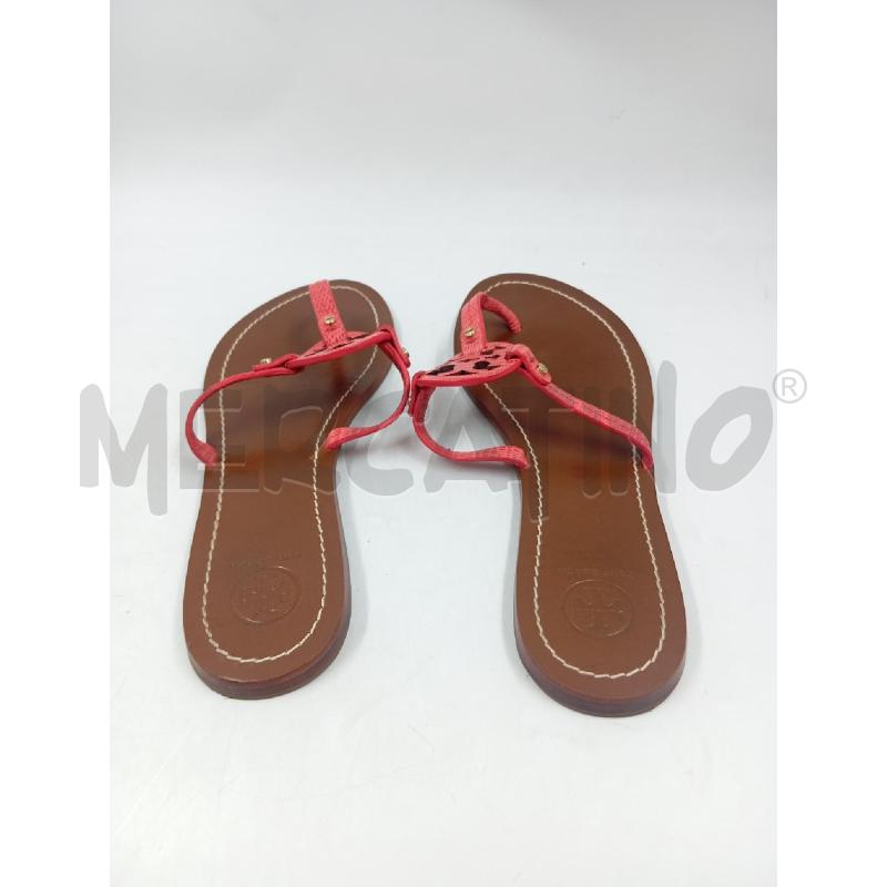 INFRADITO DONNA TORY BURCH MILLER PELLE ARANCIO  | Mercatino dell'Usato Verona fiera 2