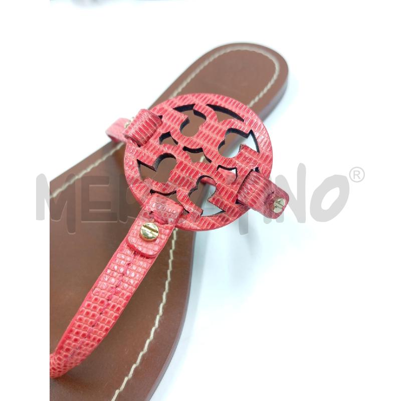 INFRADITO DONNA TORY BURCH MILLER PELLE ARANCIO  | Mercatino dell'Usato Verona fiera 5