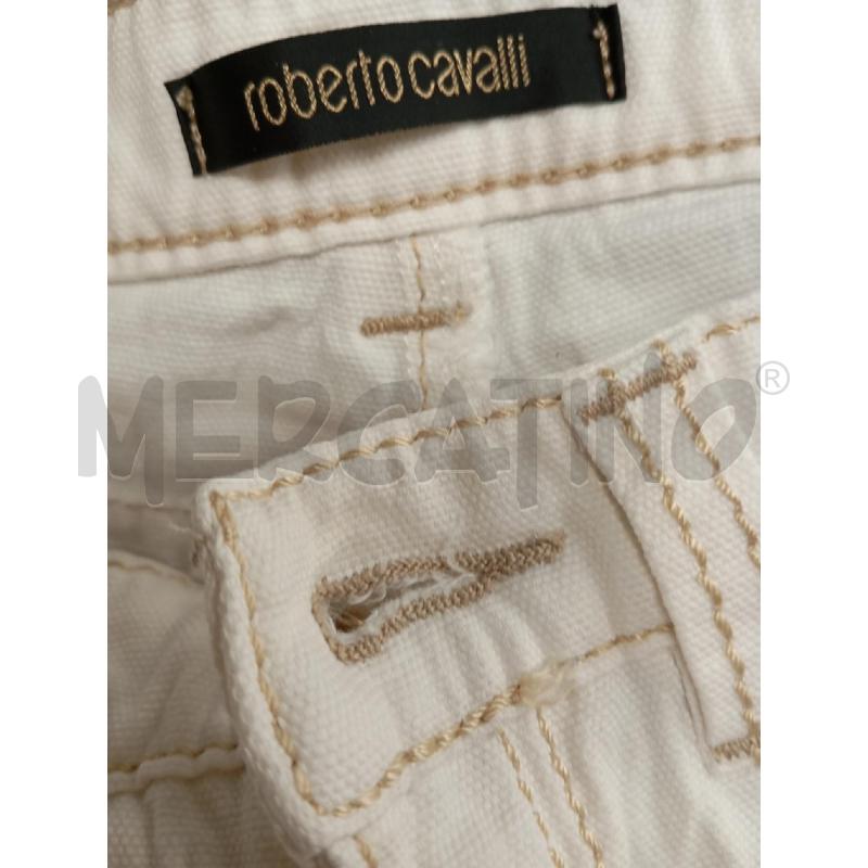 JEANS DONNA CAVALLI BIANCO CUCITURE DORATE * | Mercatino dell'Usato Verona fiera 5