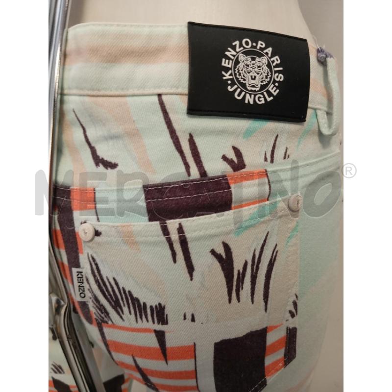 JEANS DONNA KENZO AZZURRO ROSA ARANCIO | Mercatino dell'Usato Verona fiera 3