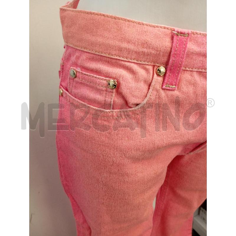 JEANS DONNA ROBERTO CAVALLI ROSA GLITTER DORATI | Mercatino dell'Usato Verona fiera 2