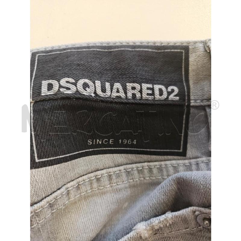 JEANS DSQUARED2 GRIGIO STRAPPI | Mercatino dell'Usato Verona fiera 4