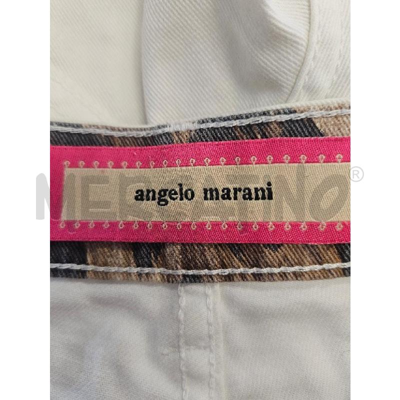JEANS D ANGELO MARANI BIANCO INSERTI ANIMALIER  | Mercatino dell'Usato Verona fiera 4