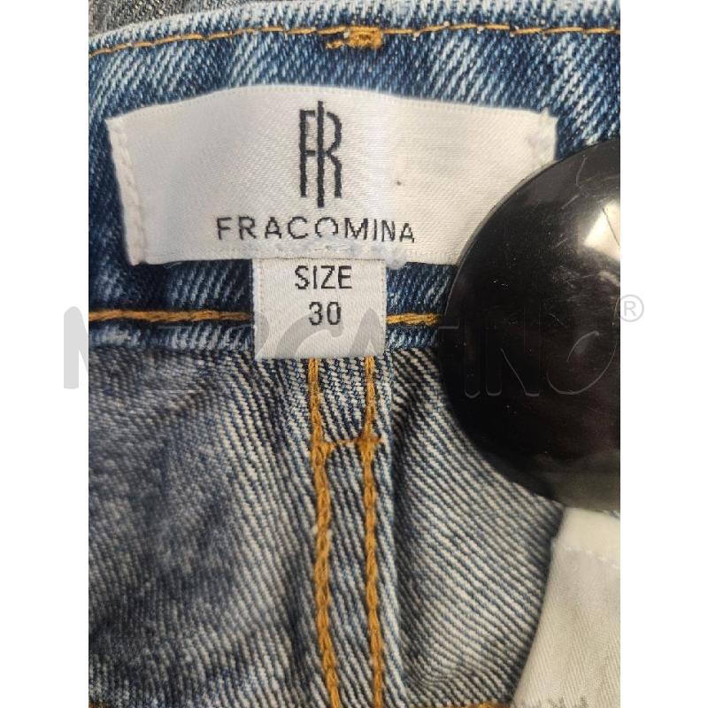 JEANS D FRACOMINA DENIM CON STRASS E STRAPPI  | Mercatino dell'Usato Verona fiera 3
