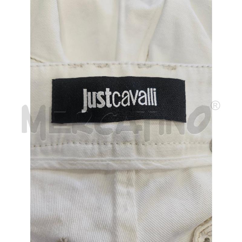 JEANS D JUST CAVALLI BIANCO CARGO CUC BEIGE  | Mercatino dell'Usato Verona fiera 4
