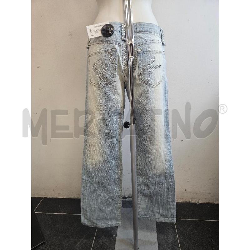 JEANS D PINKO AZZ SLAVATO SCRITTA DIE STRASS | Mercatino dell'Usato Verona fiera 3