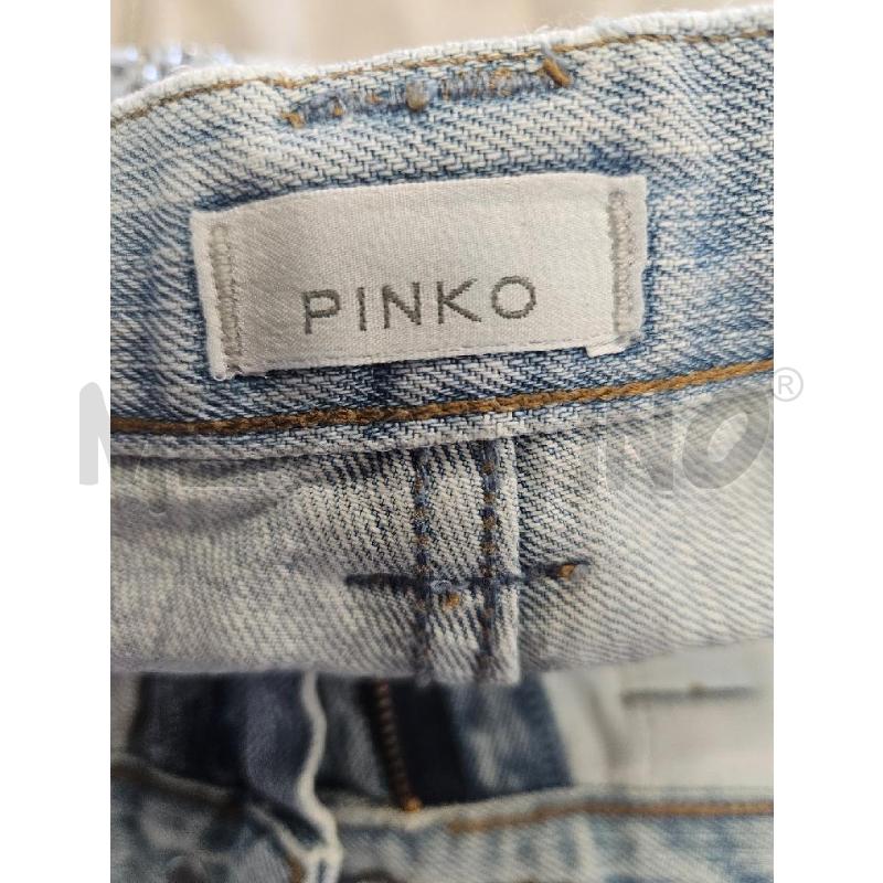 JEANS D PINKO AZZ SLAVATO SCRITTA DIE STRASS | Mercatino dell'Usato Verona fiera 4
