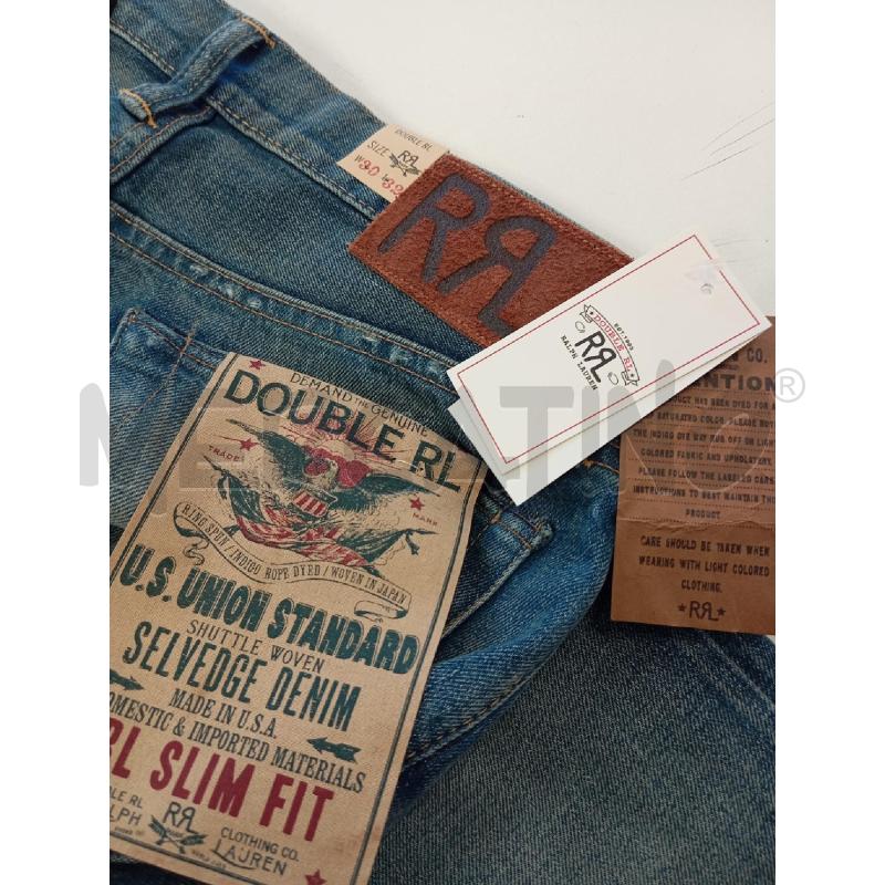 JEANS U RALPH LAUREN  DOUBLE RL SLIM FIT STRAPPI  | Mercatino dell'Usato Verona fiera 4