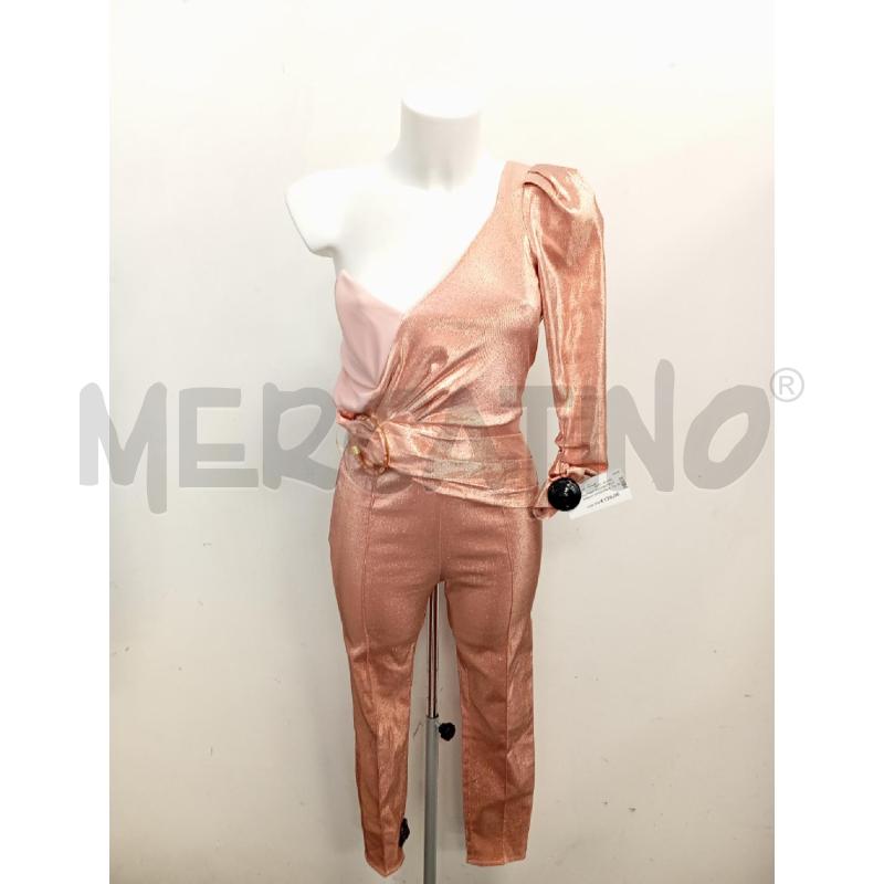 JUMPSUIT ELISABETTA FRANCHI MONOSPALLA ROSA CANGIANTE | Mercatino dell'Usato Verona fiera 1