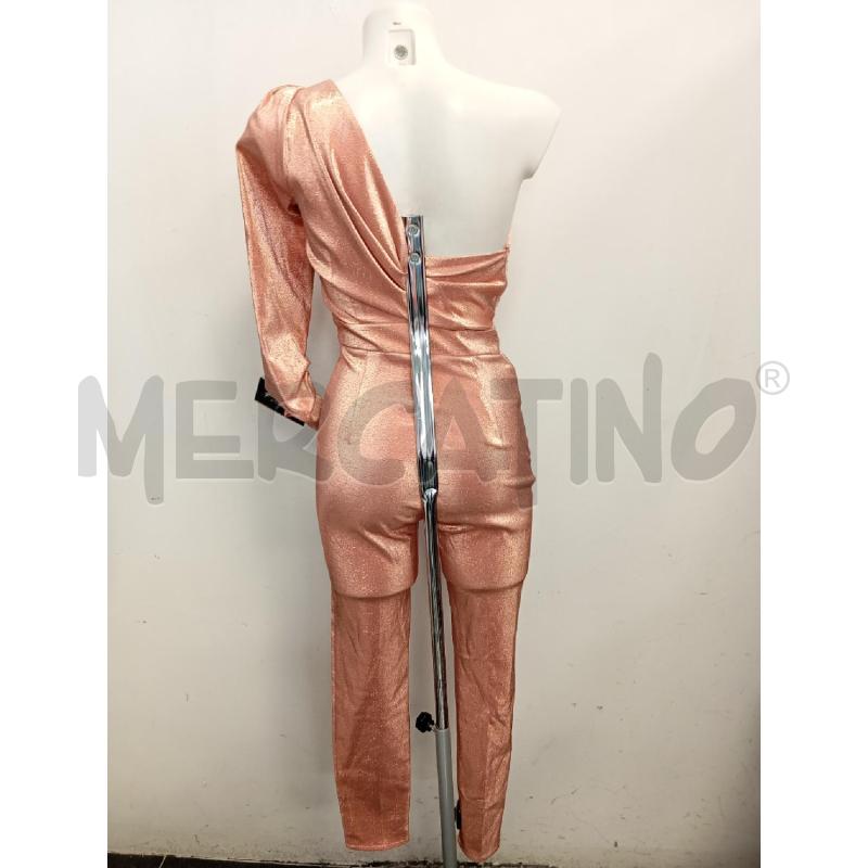 JUMPSUIT ELISABETTA FRANCHI MONOSPALLA ROSA CANGIANTE | Mercatino dell'Usato Verona fiera 4