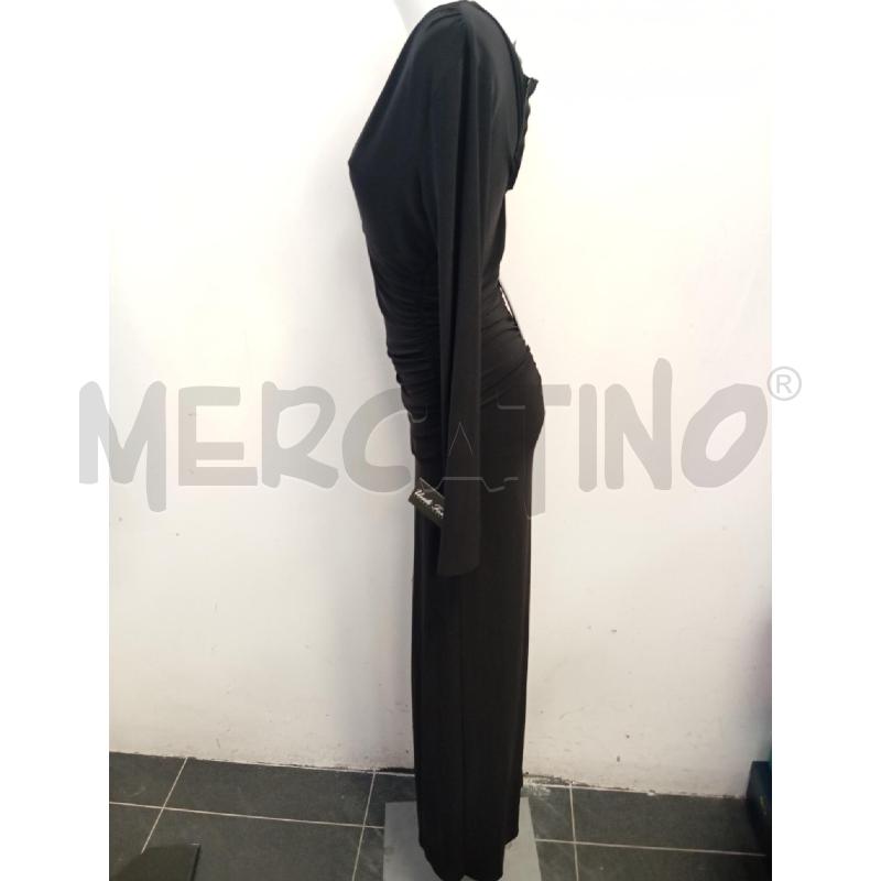JUMPSUIT NORMA KAMALI NERO ARRICCIATURA FIANCHI  | Mercatino dell'Usato Verona fiera 3