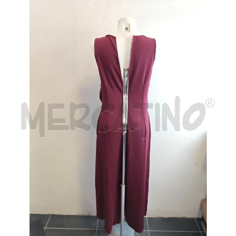 JUMPSUIT RUE8BISQUIT BORDEAUX A PALAZZO  | Mercatino dell'Usato Verona fiera 3