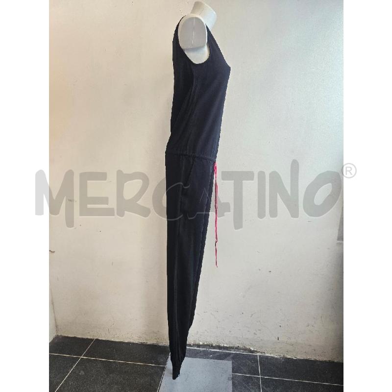 JUMPSUIT SUOLI NERA LACCIO VITA CON TASCHINO DAV  | Mercatino dell'Usato Verona fiera 2