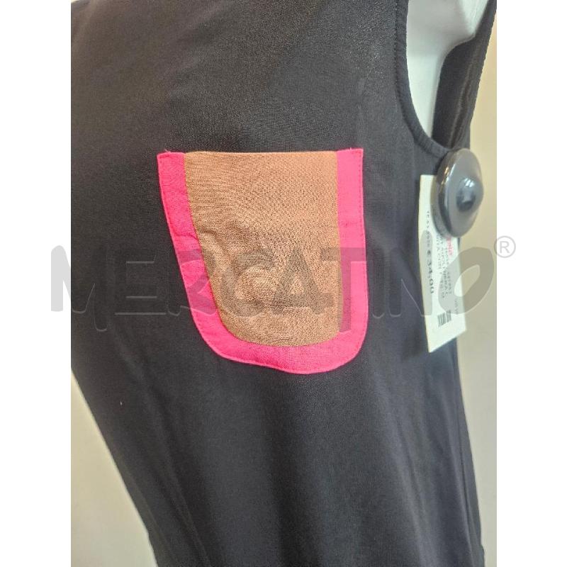 JUMPSUIT SUOLI NERA LACCIO VITA CON TASCHINO DAV  | Mercatino dell'Usato Verona fiera 4