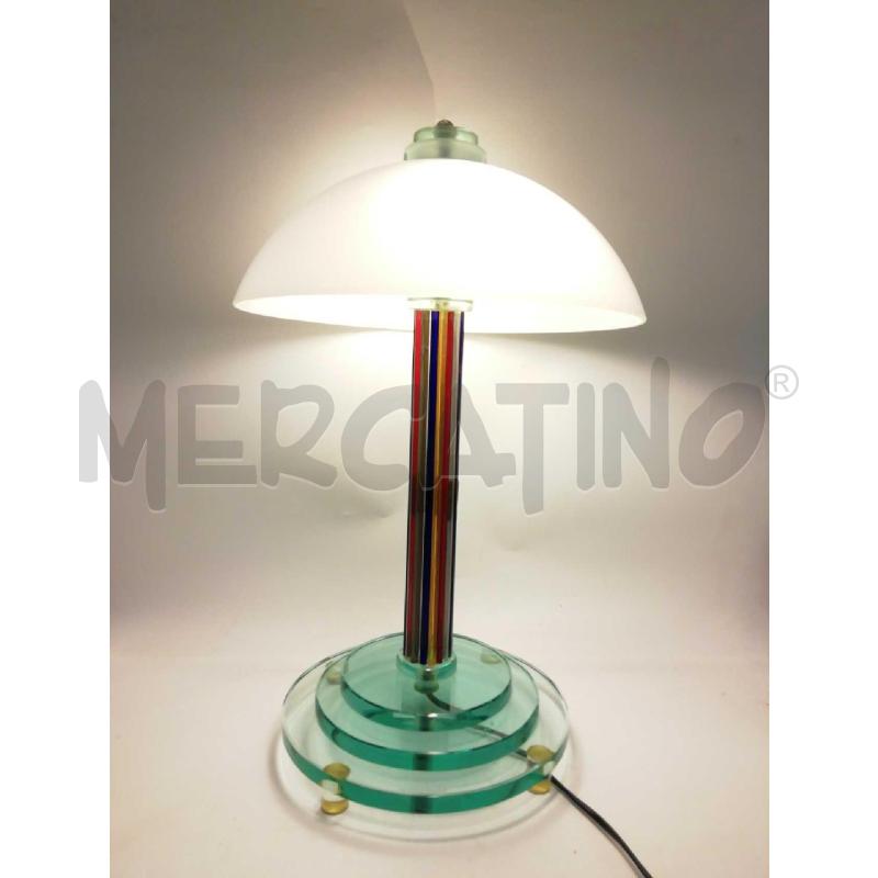 LAMPADA CILINDRO BARRE COLORATE P/VETRO BIANCO | Mercatino dell'Usato Verona fiera 1