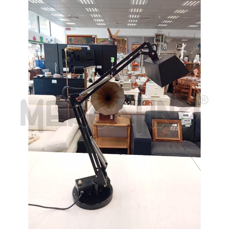 LAMPADA DA SCRIVANIA NERO REGOLABILE  | Mercatino dell'Usato Verona fiera 1