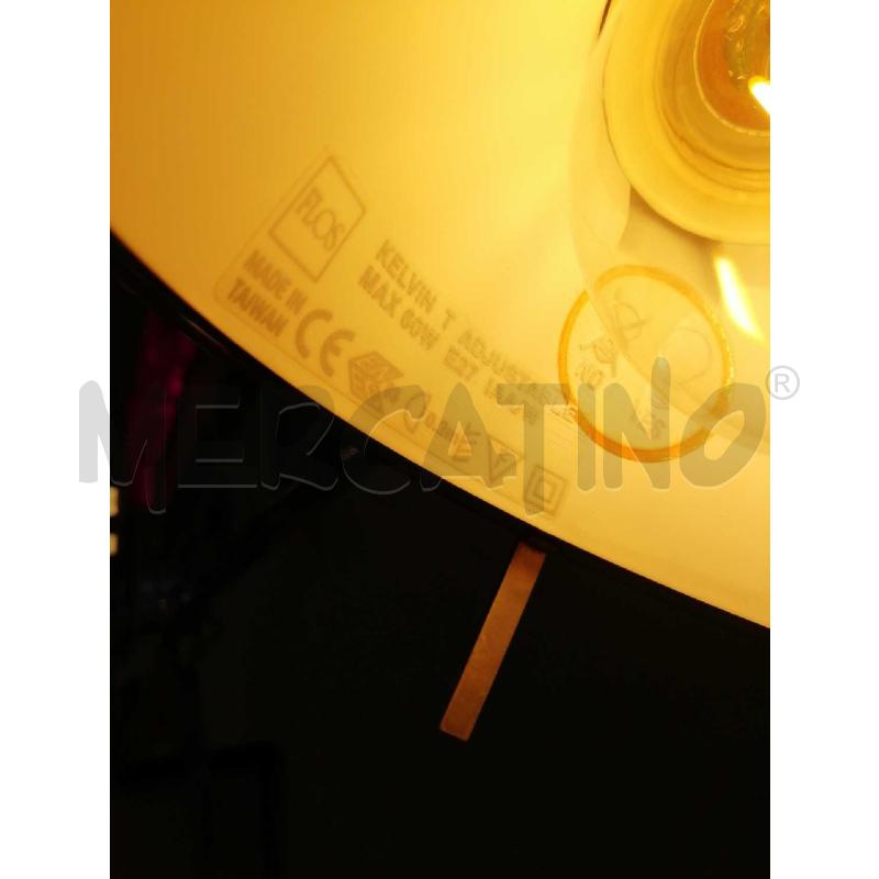 LAMPADA FLOS KELVIN CROMO BASE QUADRATA | Mercatino dell'Usato Verona fiera 3