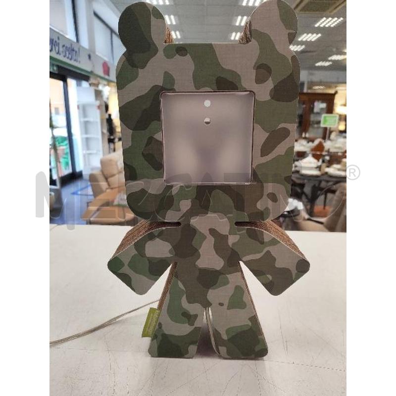 LAMPADA KUBODESIGN MILITARE CARTONE  | Mercatino dell'Usato Verona fiera 3