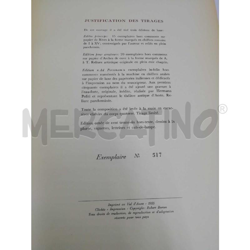 LA CITE D'AOSTE BERTON 1955 RILEGATURA DA RIV | Mercatino dell'Usato Verona fiera 3