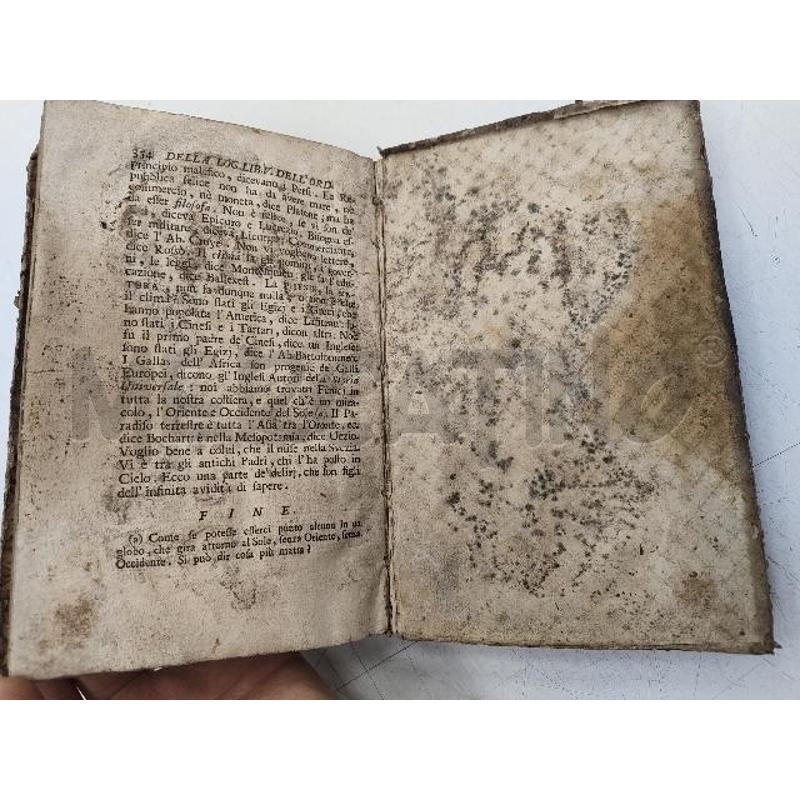 LA LOGICA PER GLI GIOVANETTI ED SECONDA 1769 | Mercatino dell'Usato Verona fiera 5