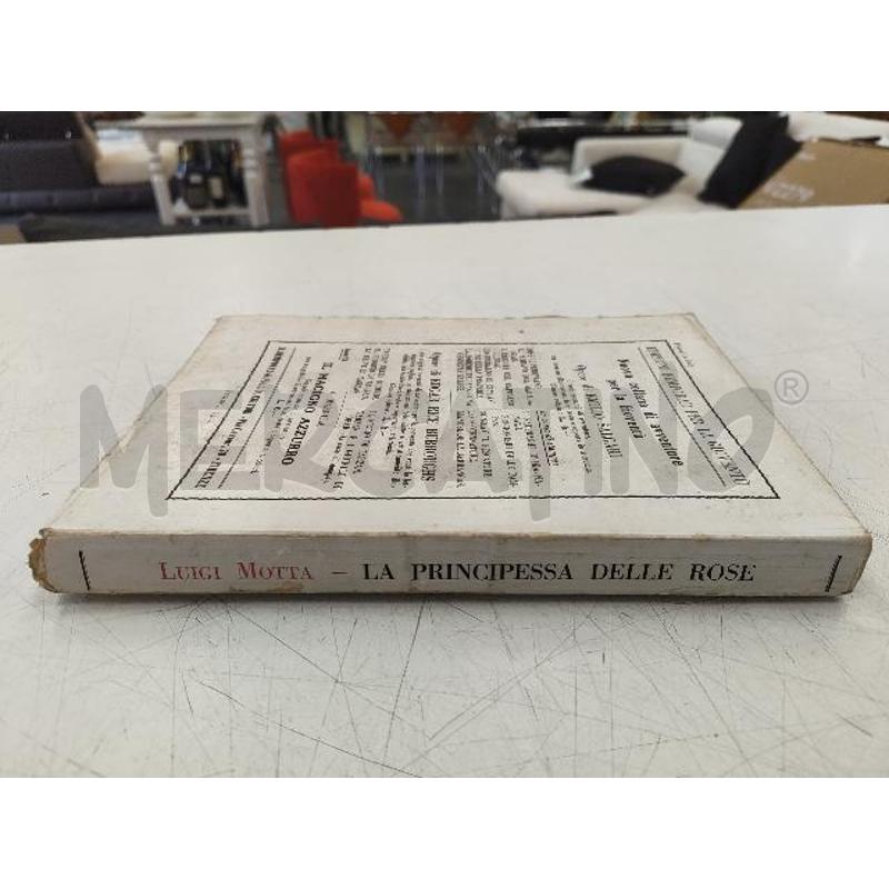 LA PRINCIPESSA DELLE ROSE LUIGI MOTTA BEMPORAD 1928 | Mercatino dell'Usato Verona fiera 2