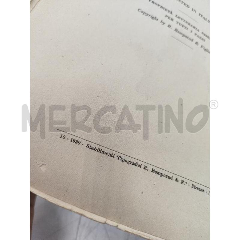 LA PRINCIPESSA DELLE ROSE LUIGI MOTTA BEMPORAD 1928 | Mercatino dell'Usato Verona fiera 3