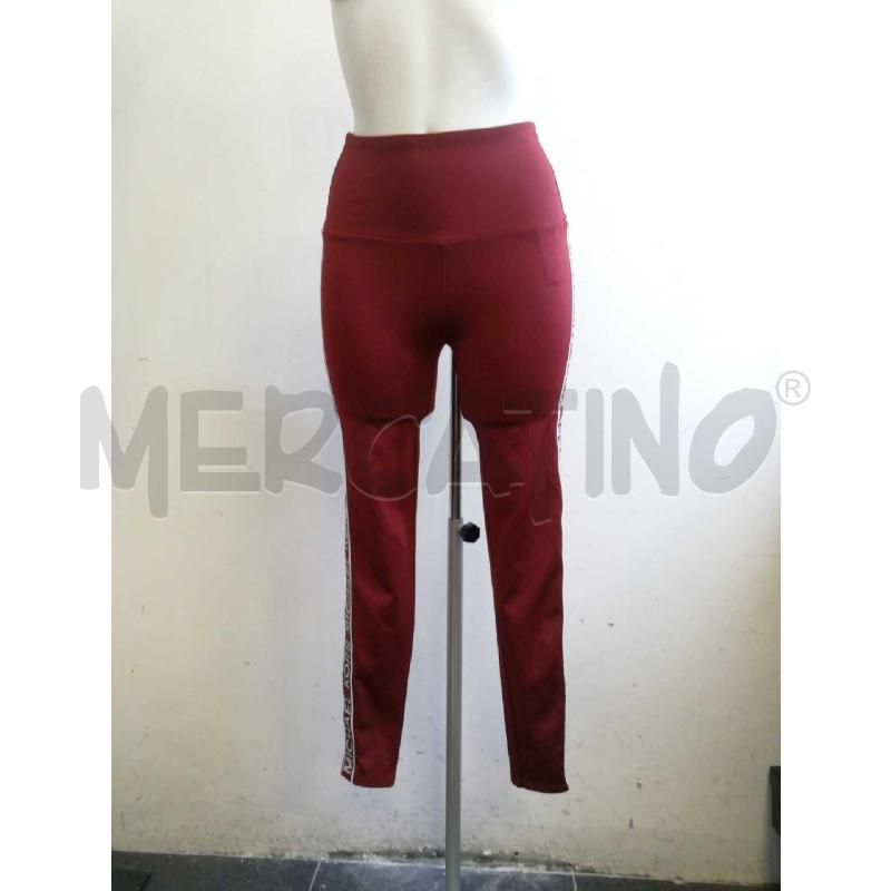 LEGGINGS D MICHAEL KORS BORDEAUX SCITTE LATERALI | Mercatino dell'Usato Verona fiera 1