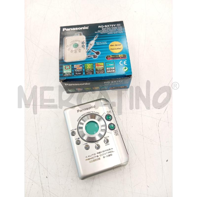 LETTORE CASSETTE PANASONIC RQ SX 75V | Mercatino dell'Usato Verona fiera 1