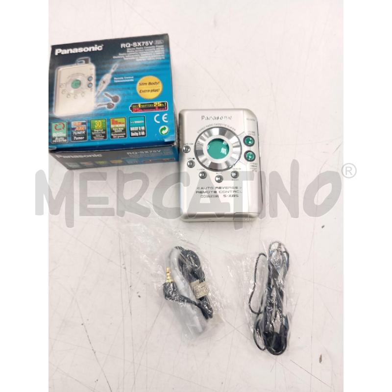 LETTORE CASSETTE PANASONIC RQ SX 75V | Mercatino dell'Usato Verona fiera 2