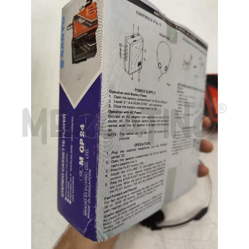 LETTORE CASSETTE SANYO M GP 24 | Mercatino dell'Usato Verona fiera 4