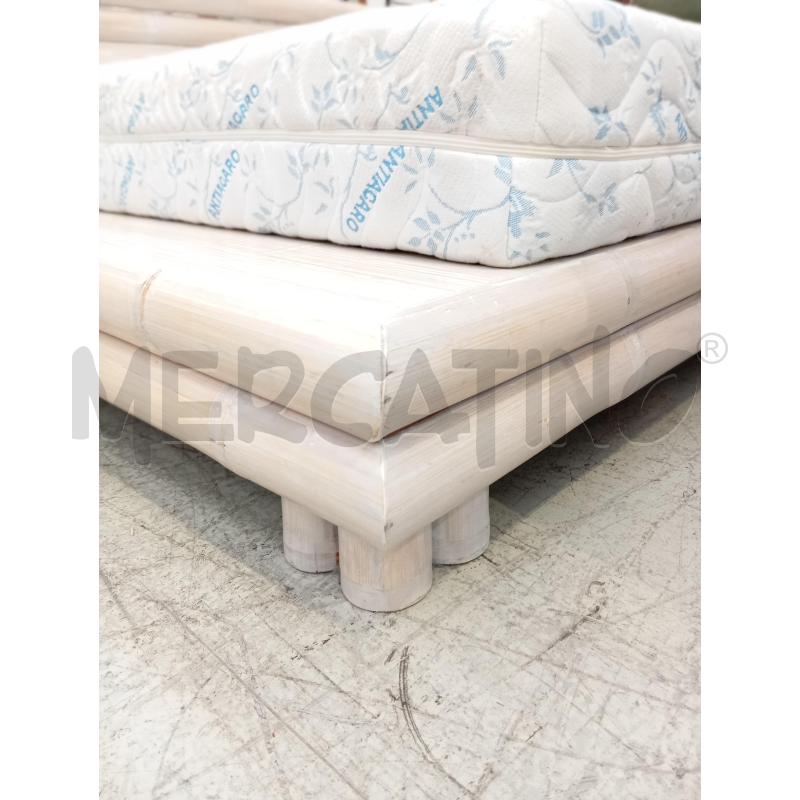 LETTO MATRIMONIALE STILE TATAMI BAMBU CHIARO | Mercatino dell'Usato Verona fiera 2