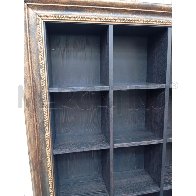 LIBRERIA SOSPESA CORNICE DORATA 16 VANI | Mercatino dell'Usato Verona fiera 2