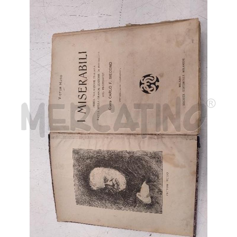 LIBRO VECCHIO I MISERABILI | Mercatino dell'Usato Verona fiera 2