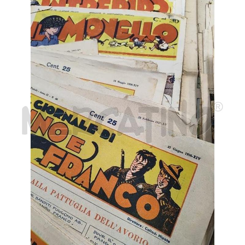 LOTTO GIORNALINI ANNI 30 | Mercatino dell'Usato Verona fiera 2