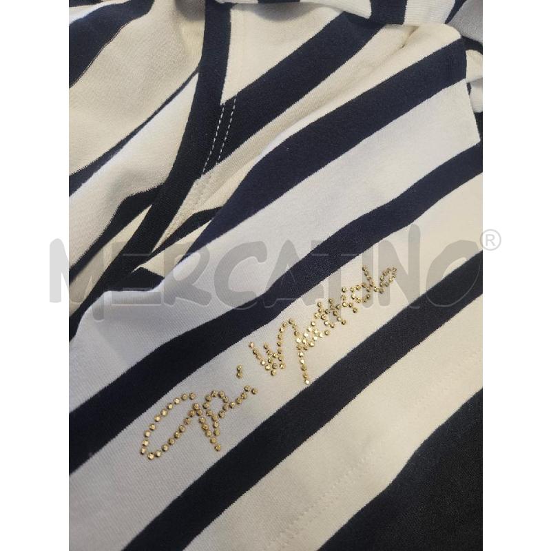MAGLIA DONNA MATTIOLO  A RIGHE BIA NERA POLSO BORCHIETTE  | Mercatino dell'Usato Verona fiera 4