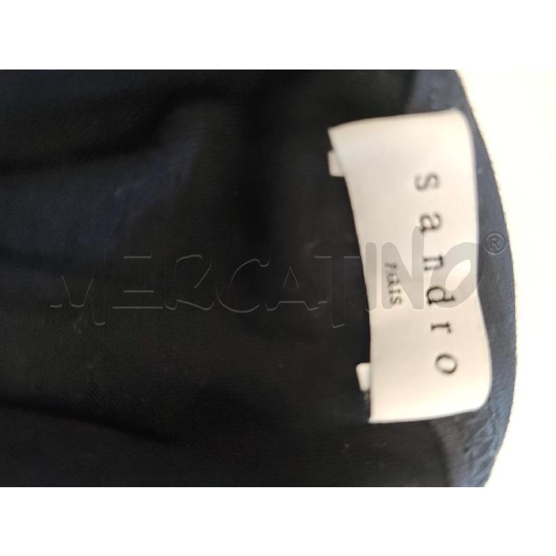 MAGLIA DONNA SANDRO NERA MANICHE MACRAME | Mercatino dell'Usato Verona fiera 4
