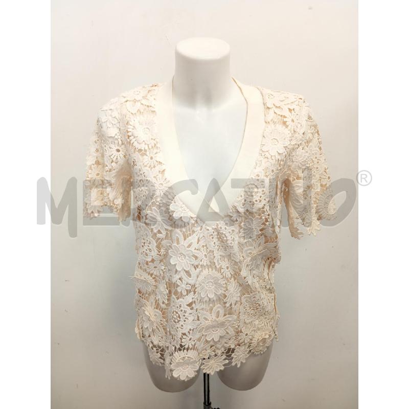 MAGLIA DONNA TWIN SET MACRAME BEIGE  | Mercatino dell'Usato Verona fiera 1